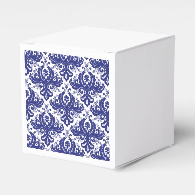 Damask pattern favor boxes (Front Side)