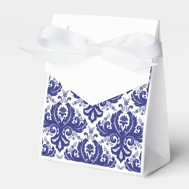 Damask pattern favor boxes (Front Side)