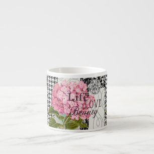 Damask Pattern Floral Decor Pretty Espresso Cup