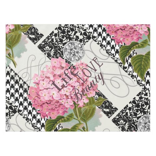 Damask Pattern Floral Decor Pretty Tablecloth