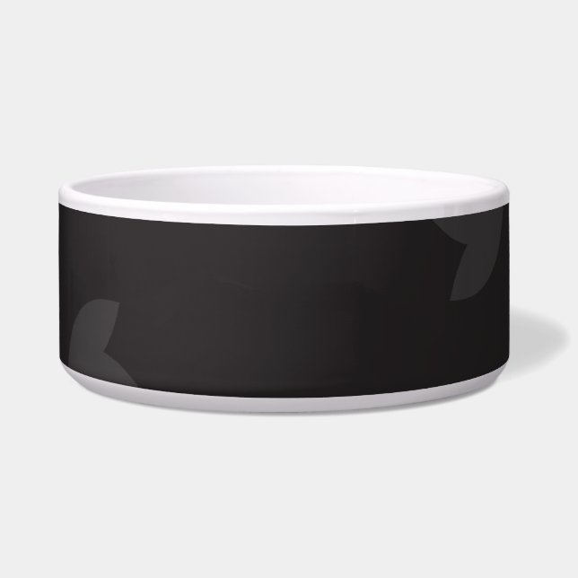 Damask Pattern, Gray Damask, French Damask Bowl (Front)