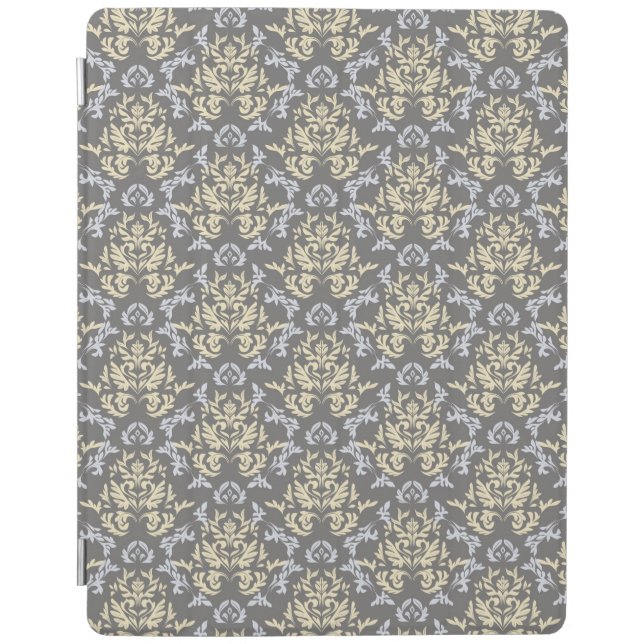 Damask pattern iPad smart cover (Front)