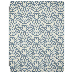 Damask pattern on gradient background 2 iPad smart cover
