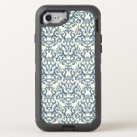 Damask pattern on gradient background 2 OtterBox defender iPhone SE/8/7 case