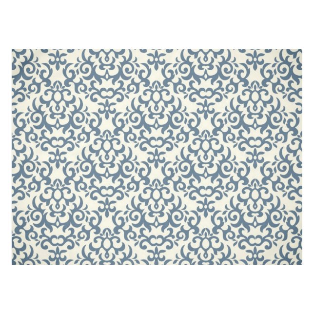 Damask pattern on gradient background 2 tablecloth (Front (Horizontal))