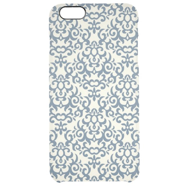 Damask pattern on gradient background 2 uncommon iPhone case (Back)