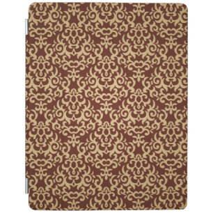 Damask pattern on gradient background iPad smart cover