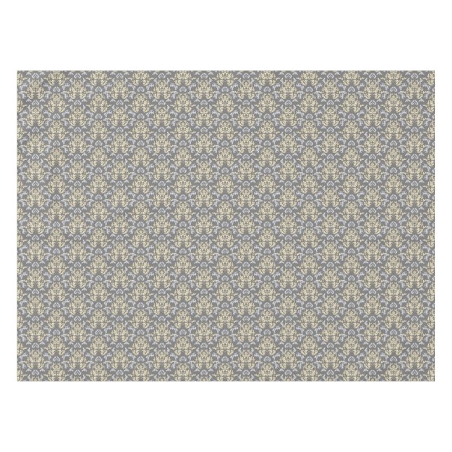 Damask pattern tablecloth (Front (Horizontal))