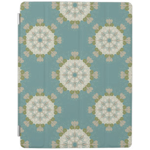 Damask pattern with abstract elements iPad smart cover