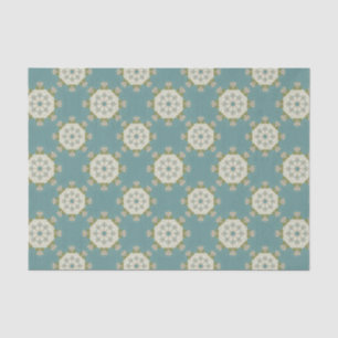Damask pattern with abstract elements tissue paper