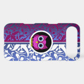 damask pattern with owl Case-Mate iPhone case (Back (Horizontal))