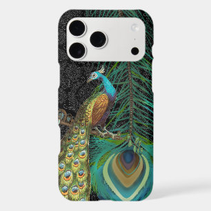 Damask Peacock & Feather You Choose Color iPhone 17 Pro Max Case