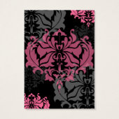 Damask Pink And Grey Earring Background (Back)