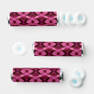 Damask Pink Hearts Breath Savers® Mints