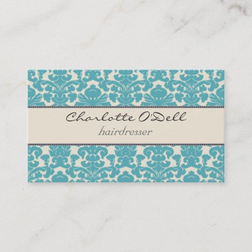 damask print business cards