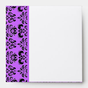 DAMASK Purple Lavander 6 Envelope