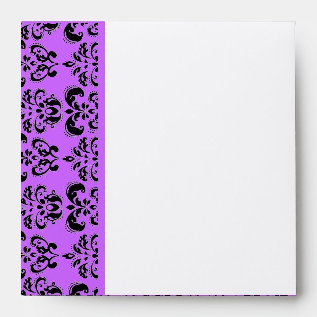 DAMASK Purple Lavander 6 Envelope (Front)