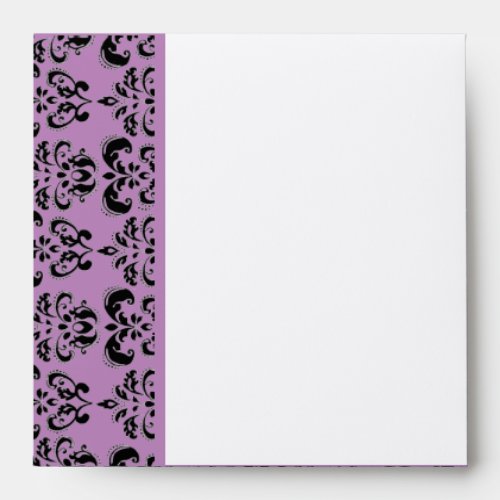 DAMASK Purple Lavander Envelope