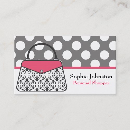 Damask Purse Handbag Business Calling Cards Business Cards