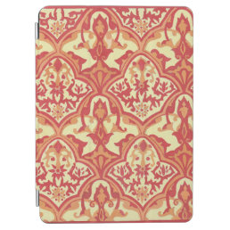 Damask red and orange handmade iPad air cover