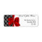 damask red wedding ,return address label