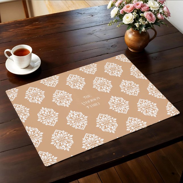 Damask Regency Classic Beige Placemat (Creator Uploaded)