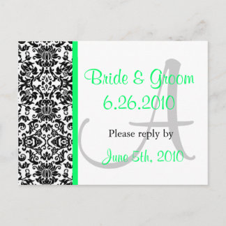 Damask Response Postcard