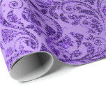 Damask Royal Purple Amethyst Violet Plum Wrapping Paper<br><div class="desc">Chic Floral Royal Wrapping Paper 
Can be a beautiful decor for many events like wedding,  anniversary,  birthday,  graduations,  new home,  corporate,  bridal showers etc
florenceK design</div>