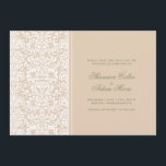 damask save the date<br><div class="desc">Celebrate in style!  This save the date is fully customizable.  Just make it your own.</div>