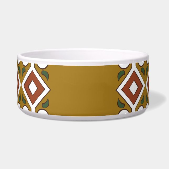 Damask seamless: vintage pattern background bowl (Front)