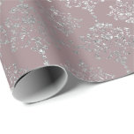 Damask Silver  Royal Metallic Mauve Gray Pink Wrapping Paper<br><div class="desc">Glam and Chic Wrapping Paper
for many occasions like birthday,  anniversary,  wedding,  bridal party,  new job,  new home,  corporate party,  retirements party,  new baby... </div>