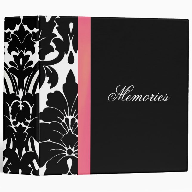 Damask Sophisticate Binder Photo Album (Front/Spine)