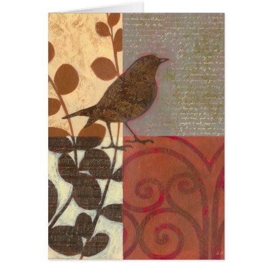 Damask Sparrow Cards (Front)