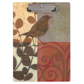 Damask Sparrow Clipboard