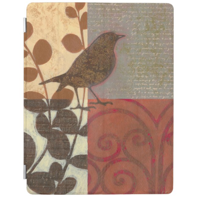 Damask Sparrow iPad Smart Cover (Front)