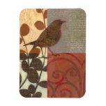 Damask Sparrow Magnet