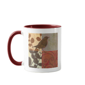 Damask Sparrow Mug