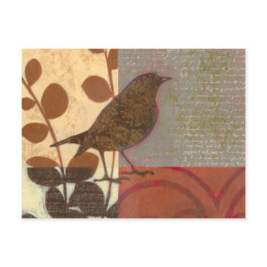 Damask Sparrow Postcard