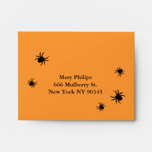 Damask Spider RSVP Envelope