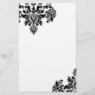 Damask stationary stationery