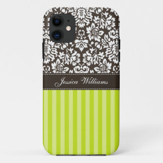 Damask & Stripes iPhone 11 Case