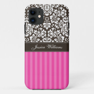 Damask & Stripes iPhone 11 Case
