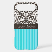 Damask & Stripes Case-Mate iPhone Case (Back)