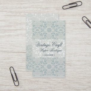 Damask Swirls Lace Dream Custom Business Card