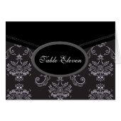 Damask Table Seating Cards | E1 (Front Horizontal)