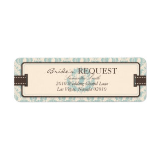 Damask Tweets Return Label