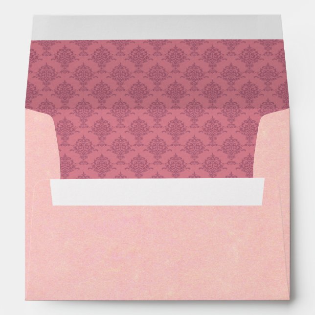 Damask Victorian Rose Envelope (Back (Bottom))