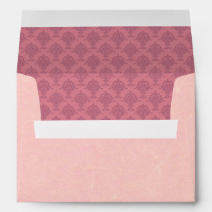 Damask Victorian Rose Envelope