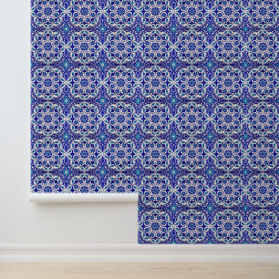 Damask Vintage Florals Ottoman Turkiye Iznik Decor Wallpaper