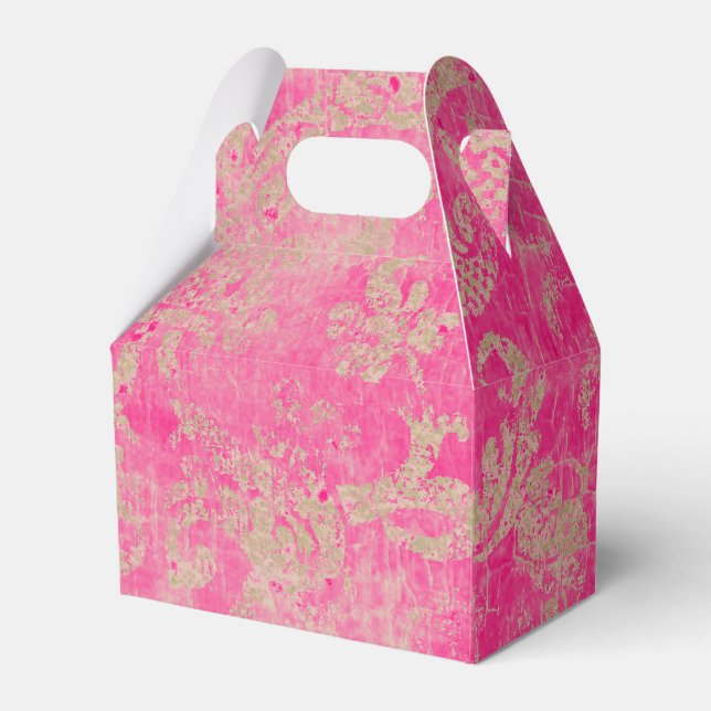 Damask Vintage (More Options) - Favor Boxes (Front Side)